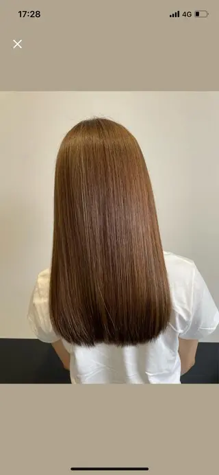 セミロング カラー 🖤JIN🖤久留米 ハイトーン 髪質改善のヘアスタイル