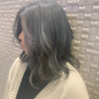 ミディアム カラー 𝒢𝒾𝓇𝓁𝓎 ⑅　𝓎𝓊𝓀𝒶のヘアスタイル