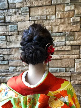 セミロング ヘアアレンジ 松永 真弥のヘアスタイル