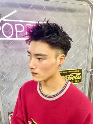 パーマ メンズ メンズサロンLOSS /rintaroのヘアスタイル