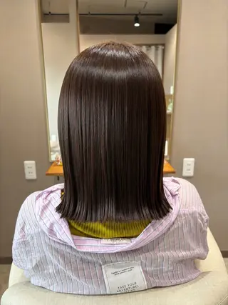 ミディアム 鏡原 実和のヘアスタイル