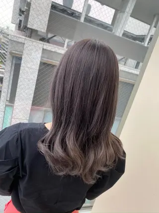 カラー 顔まわりの神様✨ 透明感カラー藤嶋秀幸のヘアスタイル