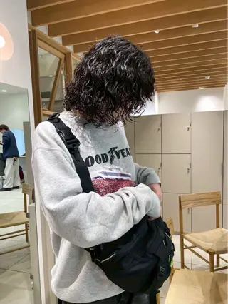 パーマ 横井 優奈のヘアスタイル