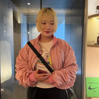 ショート ボブパーマ🥣KON コンナツミのヘアスタイル