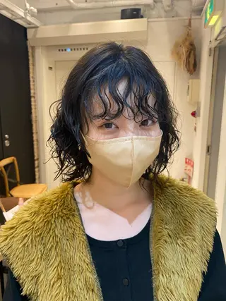 ミディアム パーマ フレンチボブパーマ Yuukiのヘアスタイル