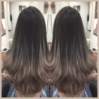ロング カラー 🫧あ お🫧 心斎橋のヘアスタイル