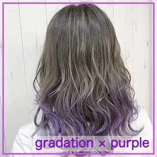セミロング カラー ヘアアレンジ 🐚🧸 MAKI 🧸🐚のヘアスタイル