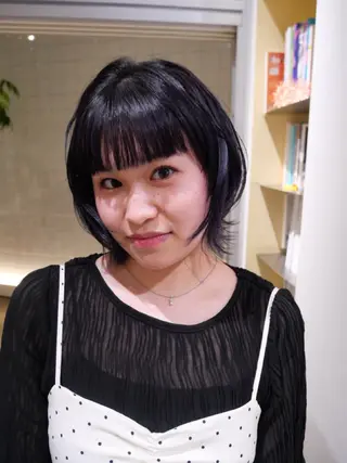ミディアム 原宿美容師 Sanaのヘアスタイル