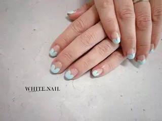 ネイル WHITE NAIL ホワイトネイルのネイルデザイン