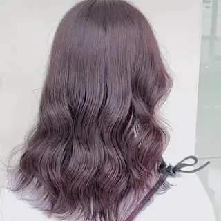 ロング カラー 縮毛矯正/ワンカラー モデル募集🫧田村のヘアスタイル