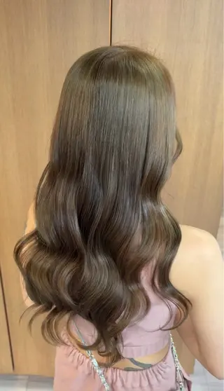 ロング カラー arika もえのヘアスタイル
