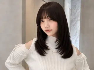 ミディアム カラー 🦋韓国風レイヤー/ 艶髪矯正🦋凛太郎のヘアスタイル