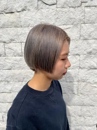 ショート カラー china/ボブ /レイヤーカットのヘアスタイル