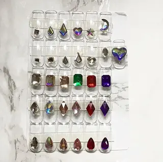 ネイル 渋谷／チップ長さ出し 👑アプレgel-xのネイルデザイン