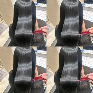 ロング カラー シールエクステ特化 りこのヘアスタイル