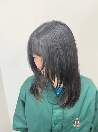 セミロング 下野 悠也のヘアスタイル