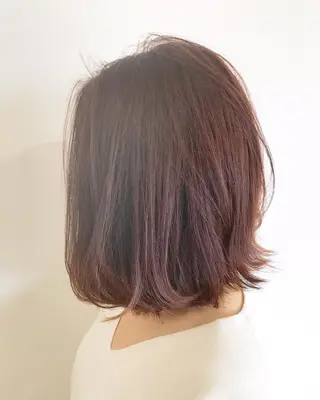 ミディアム カラー 馬場 涼平のヘアスタイル