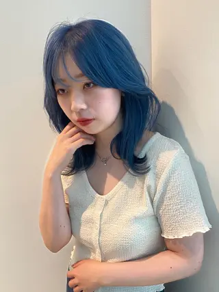 ミディアム カラー mai / linoah˚✧のヘアスタイル