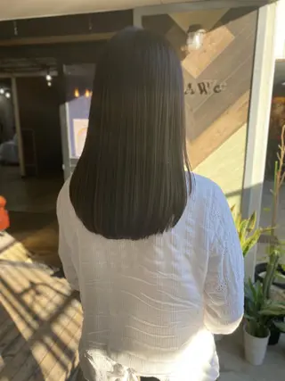ロング 勝河 怜楊のヘアスタイル
