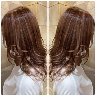 セミロング カラー 小山内 龍一郎 店長のヘアスタイル
