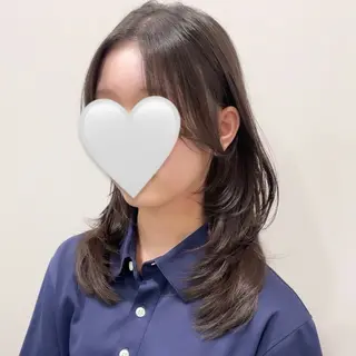 セミロング 美髪矯正特化美容師✨ あんりのヘアスタイル