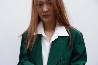 セミロング カラー パーマ 松坂 真衣のヘアスタイル