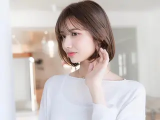 ショート 増渕 里奈のヘアスタイル