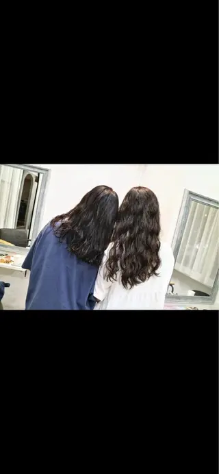 ロング パーマ 大場 友稀のヘアスタイル