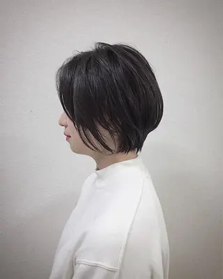 ショート カラー ハイトーン/レイヤー /ウルフ⭐️永田⭐️のヘアスタイル