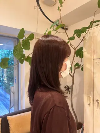 ミディアム カラー Noa🎀🫧 KNACK 阿倍野のヘアスタイル