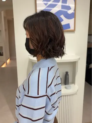 パーマ パーマモデル募集中 💫 増元 愛玲のヘアスタイル