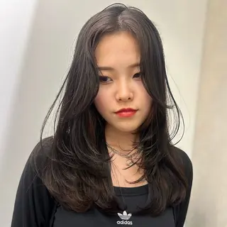 ロング 韓国ヘアメンズ・レデ ィース特化ミクのヘアスタイル