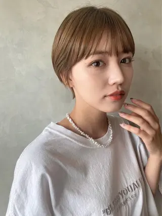 ショート ニュアンスパーマ minoriのヘアスタイル