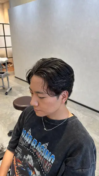 ミディアム メンズ 透明感カラー艶 💫TAISEI💫のヘアスタイル