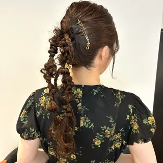 ロング ヘアセット/透明感 カラー/MIHO♡のヘアスタイル