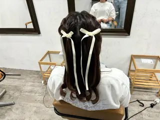 ロング ヘアアレンジ ️韓国ヘア/レイヤー カット❤️Yūkaのヘアスタイル