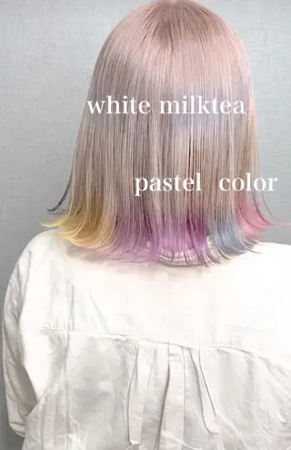 ロング ハイトーン🦋 miuのヘアスタイル