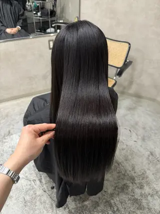 ロング 新潟万代/暖色・ 透明感カラー/アミのヘアスタイル