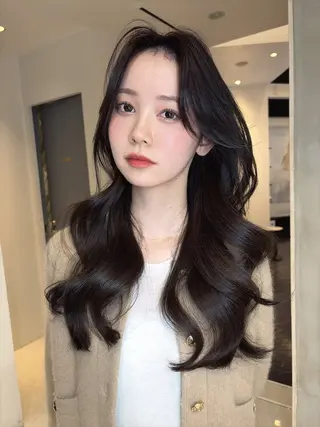 ロング 海野翔吾🇨🇳 ワンホンレイヤーのヘアスタイル