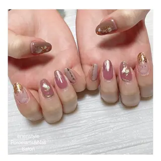 ミディアム ネイル 🐾enen style 🐾のネイルデザイン