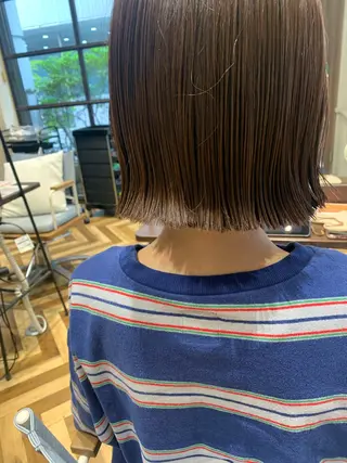 ミディアム 庄司 茉里愛のヘアスタイル