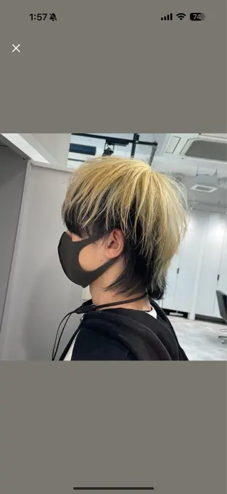カラー メンズ 長谷川 慈英のヘアスタイル