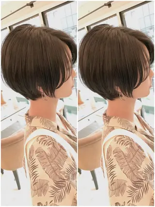 ショート カラー 大人女性ショート専門 tomodaのヘアスタイル