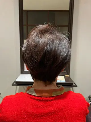 ショート 永瀬 恵のヘアスタイル