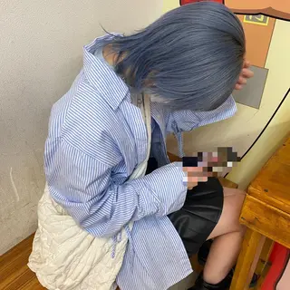 ミディアム カラー 🍓ブリーチカラー 🎀nene🍓のヘアスタイル