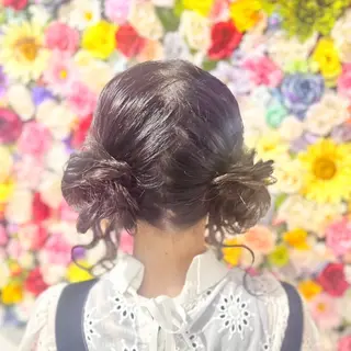 ロング ヘアアレンジ 1日中崩れない❤︎へ アメイク/SAORIのその他イメージ