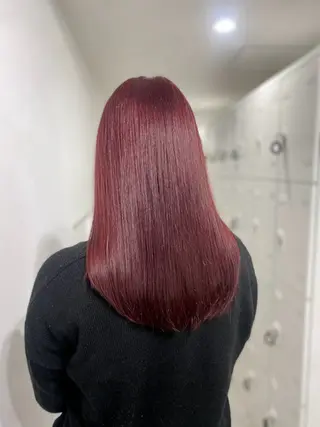 カラー girly❤︎暖色ヘ ア➰🎀HINANOのヘアスタイル