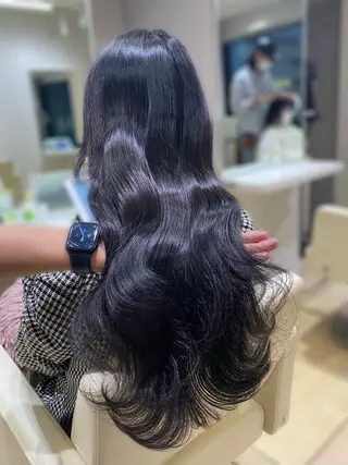 セミロング カラー 暗色カラー/レイヤー 🩶KAITOのヘアスタイル