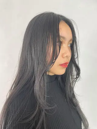 ロング たかはし はるかのヘアスタイル