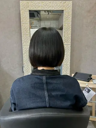 ミディアム giniro ホソミのヘアスタイル